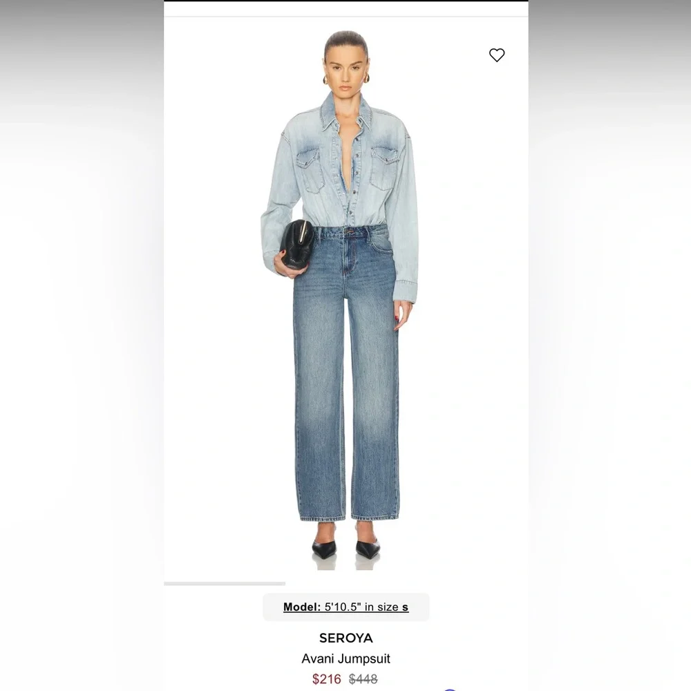 SEROYA denim jumpsuit